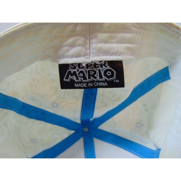 Super Mario Bros Fitted S/M Small Medium Baseball Hat Cap Brand New Flat Bill - Picture 8 of 11